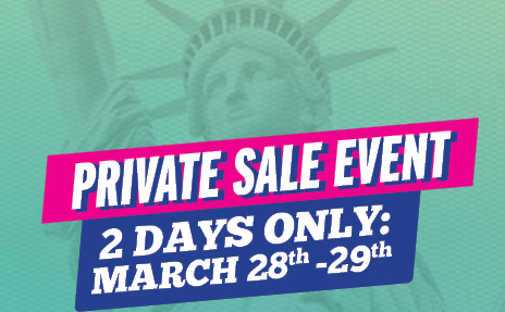 Private Sale Event - March 28th-29th